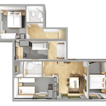 Appartement Haus Enzian à Fiss Extérieur photo