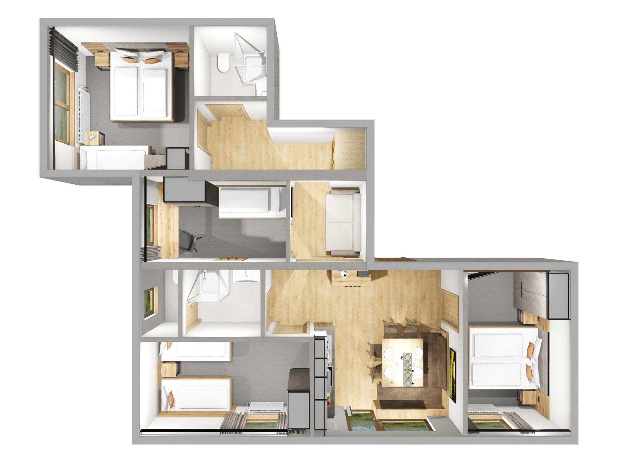 Appartement Haus Enzian à Fiss Extérieur photo